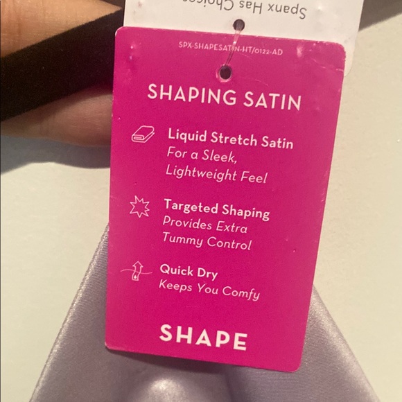 SPANX Orchid Satin Shaping Bodysuit - Picture 4 of 5